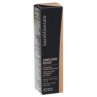 slide 1 of 1, bareMinerals Complexion Rescue Foundation Stick SPF 25 Tan, 0.35 oz