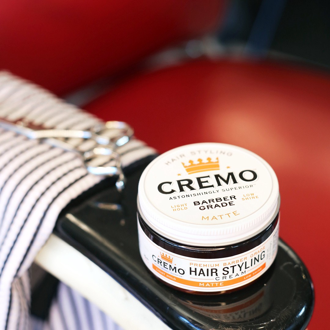 slide 9 of 9, Cremo Premium Barber Grade Hair Styling Matte Cream 4 oz, 4 oz