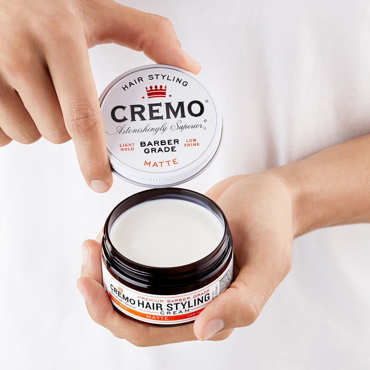 slide 3 of 9, Cremo Premium Barber Grade Hair Styling Matte Cream 4 oz, 4 oz