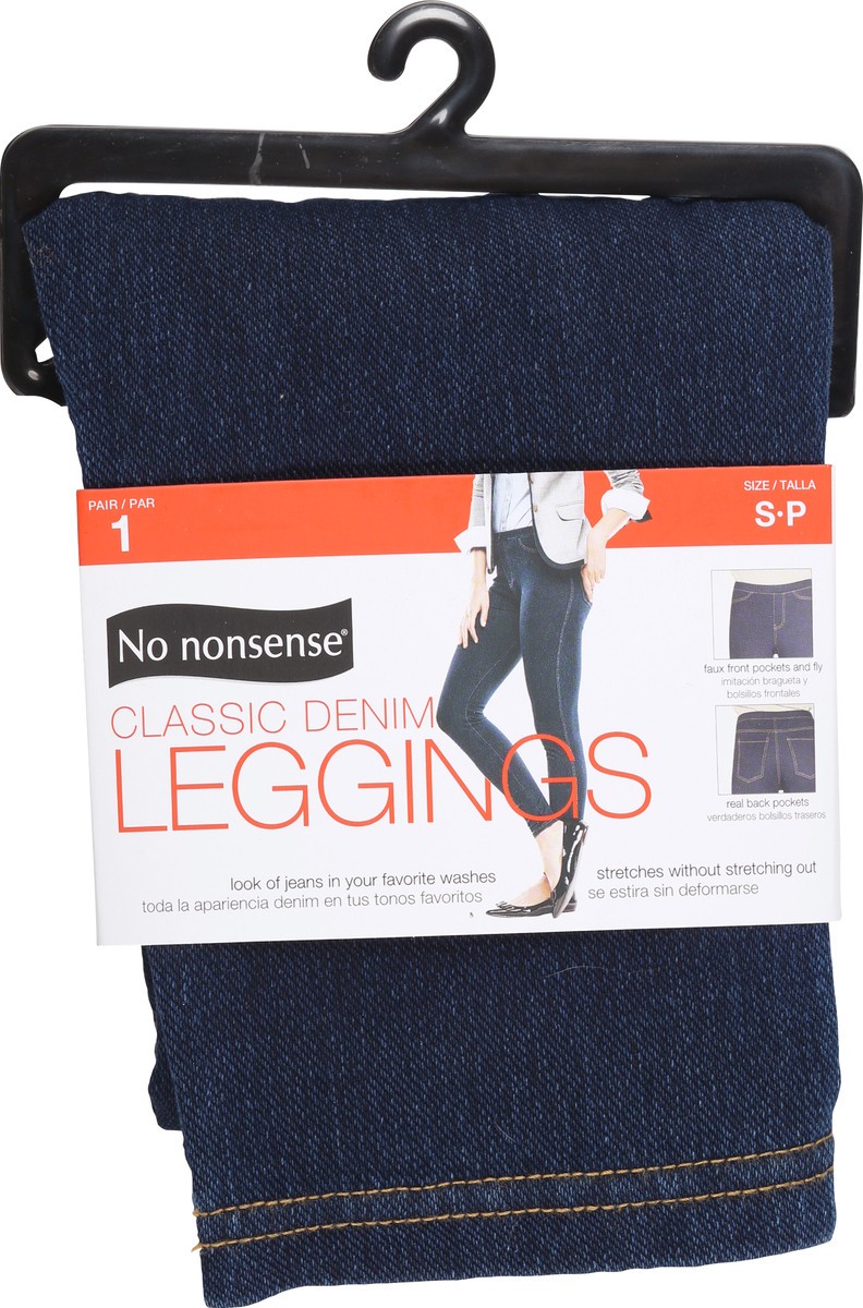 slide 6 of 9, No Nonsense Small Indigo Denim Legging, 1 ct