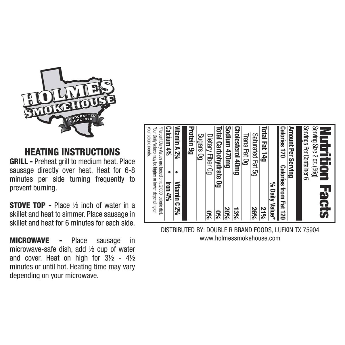 slide 6 of 9, Holmes Smokehouse Pecan Smoked Jalapeno Cheddar Sausage 12 oz, 12 oz