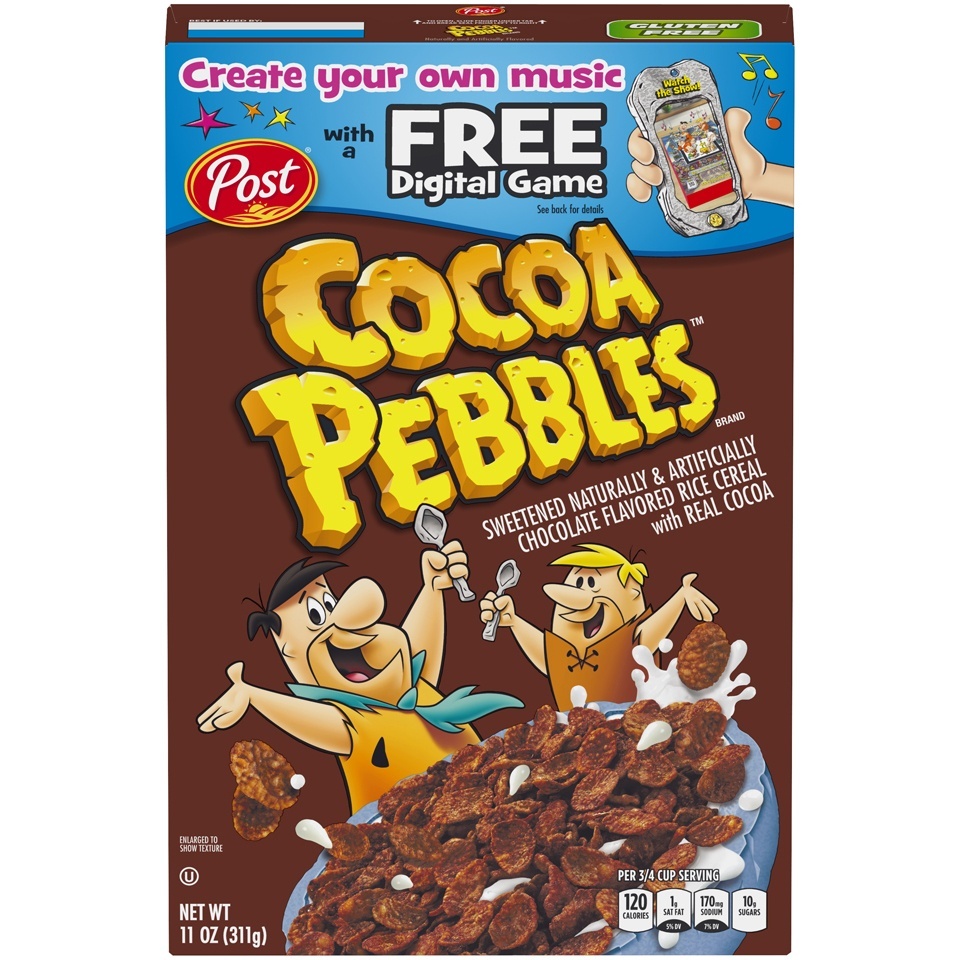 slide 1 of 8, Post Cocoa Pebbles Cereal, 11 oz