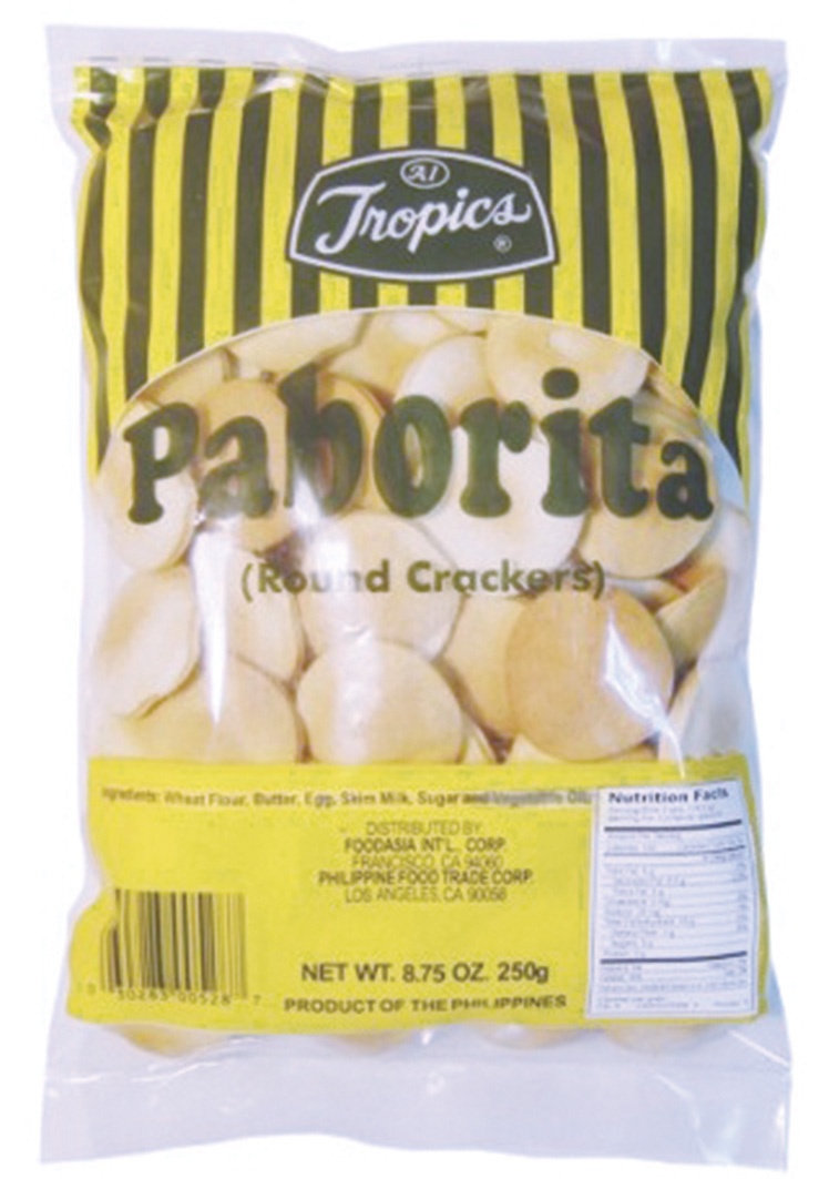 slide 1 of 1, Tropics Bakery Paborita Round Crackers, 8.8 oz