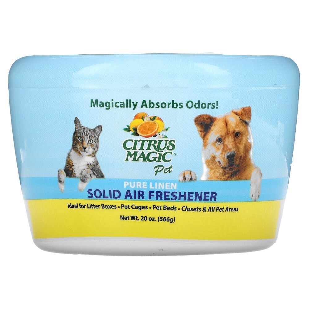 slide 2 of 2, Citrus Magic Pet Solid Air Freshener Pure Linen - 20 Oz (566 G), 20 oz