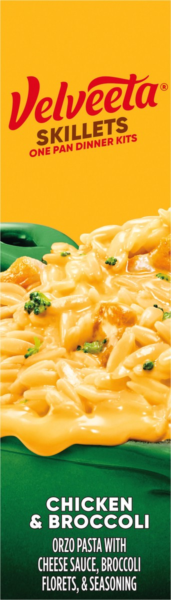 slide 3 of 11, Velveeta Skillets Chicken & Broccoli One Pan Dinner Kit, 13.6 oz Box, 13.6 oz