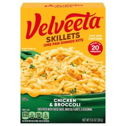 Velveeta Skillets Chicken & Broccoli One Pan Dinner Kit, 13.6 oz Box