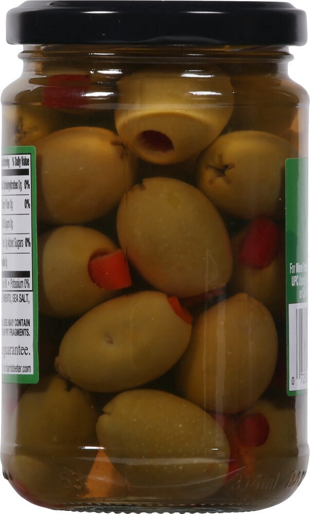 slide 2 of 4, Ht Traders Green Olives, 6 oz