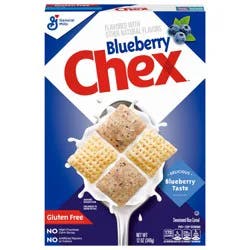 Chex Blueberry Chex Cereal, Gluten Free Breakfast Cereal, Made with Whole Grain, 12 oz