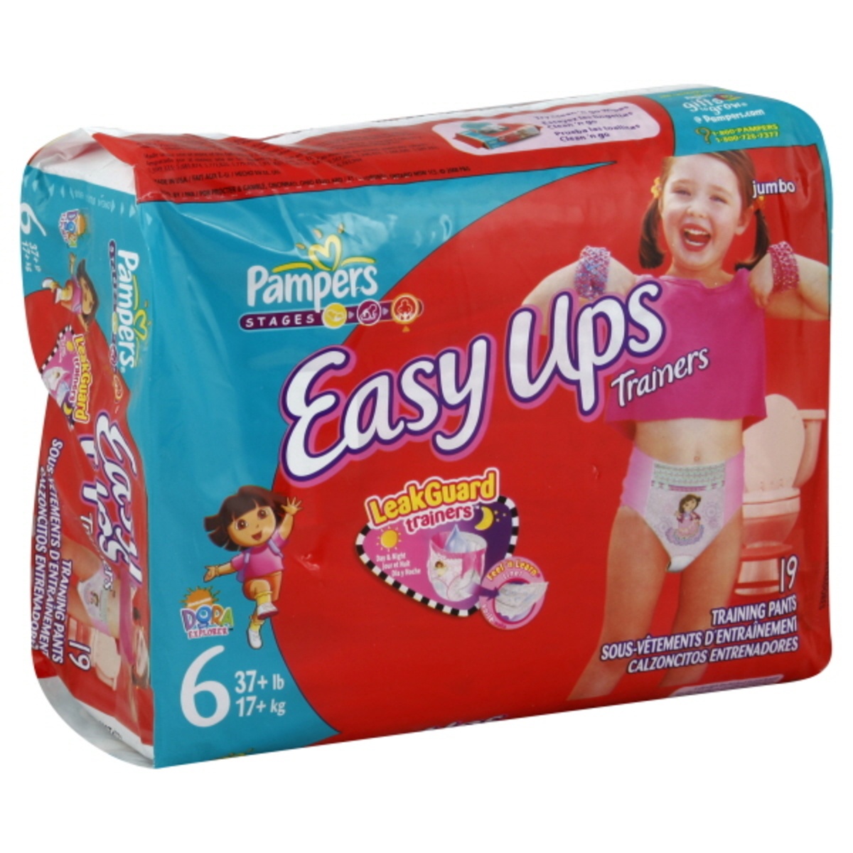 slide 2 of 2, Pampers Training Pants , 19 ct