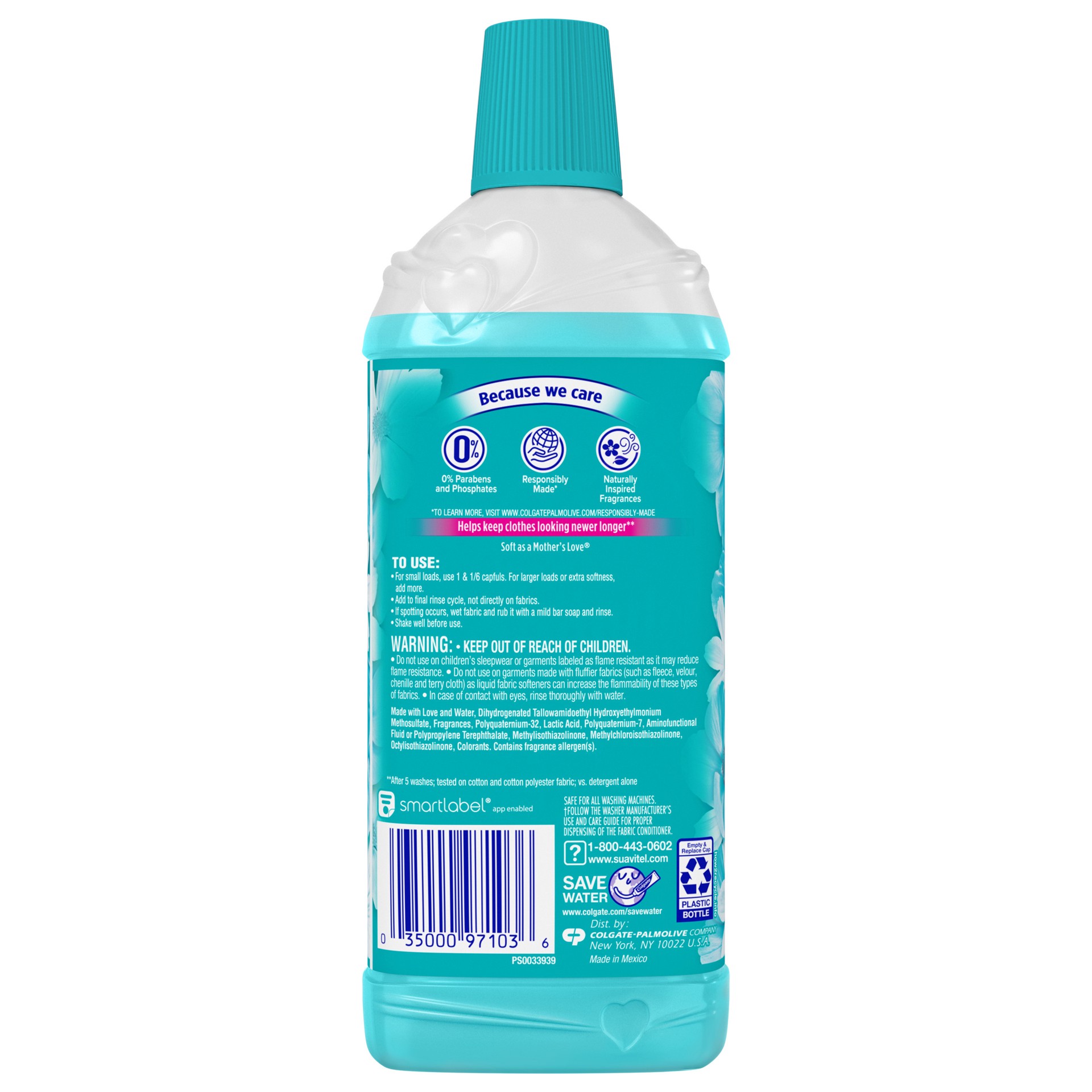 slide 5 of 5, Suavitel Complete Fabric Softener, Waterfall Mist - 14.4 fluid ounce, 14.40 fl oz