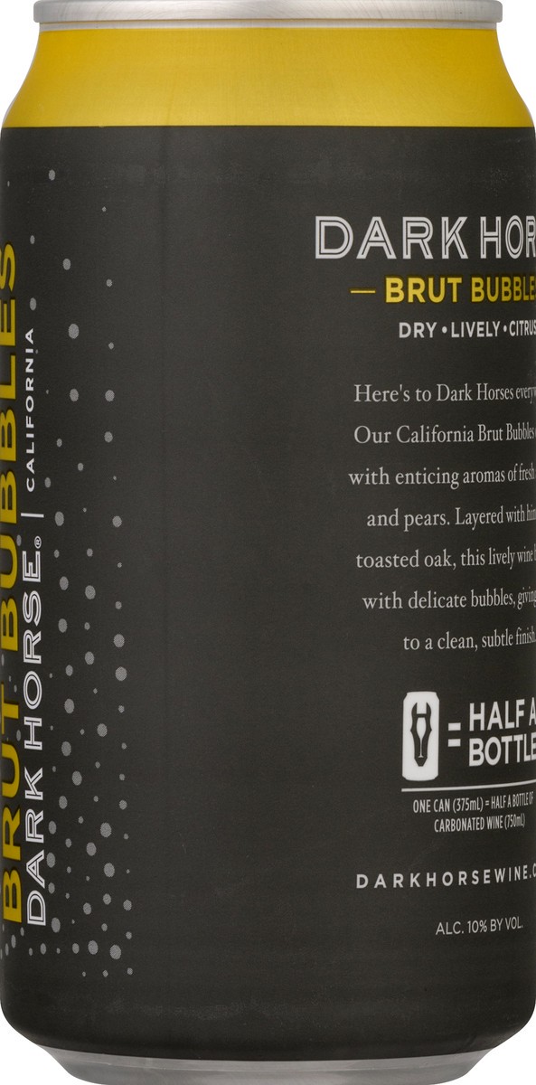 slide 6 of 9, Dark Horse Sparkling Brut Wine 375ml Can, 375 ml