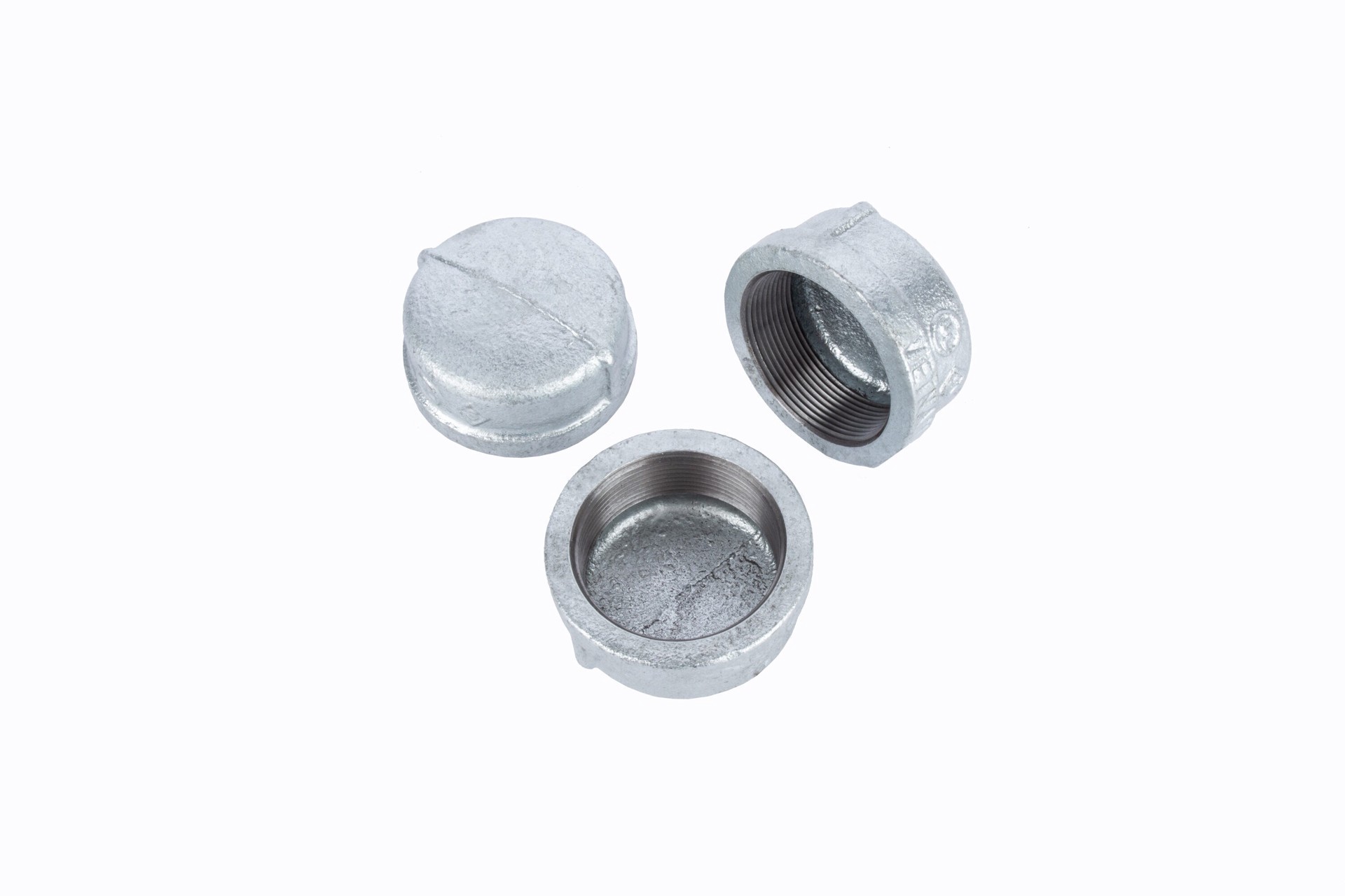 slide 3 of 6, Caps Galv 2", 2 in