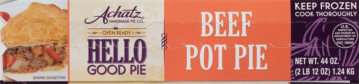 slide 6 of 11, Achatz Handmade Pie Co. Beef Pot Pie Hello Good Pie 44 oz, 44 oz