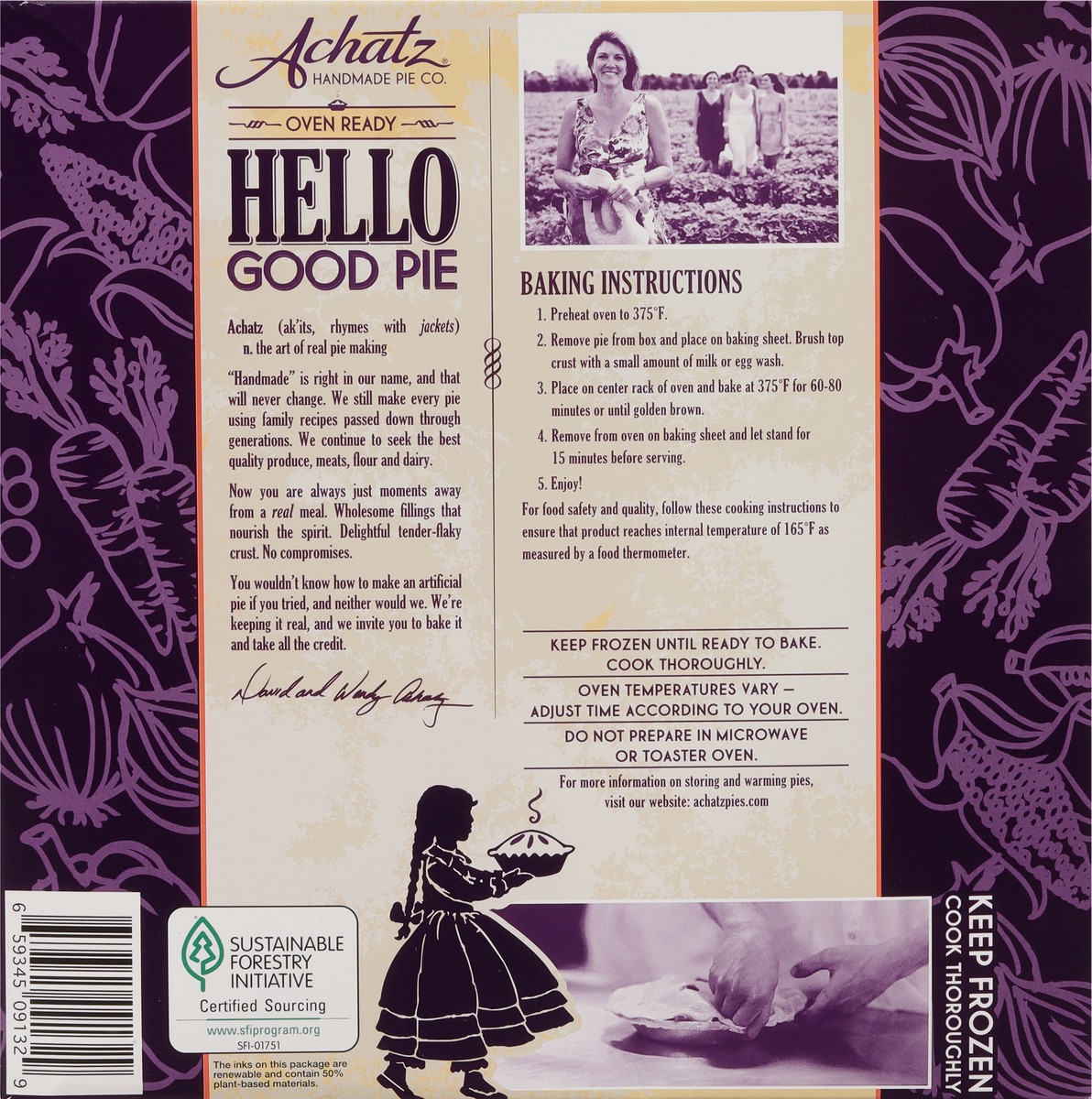 slide 9 of 11, Achatz Handmade Pie Co. Beef Pot Pie Hello Good Pie 44 oz, 44 oz