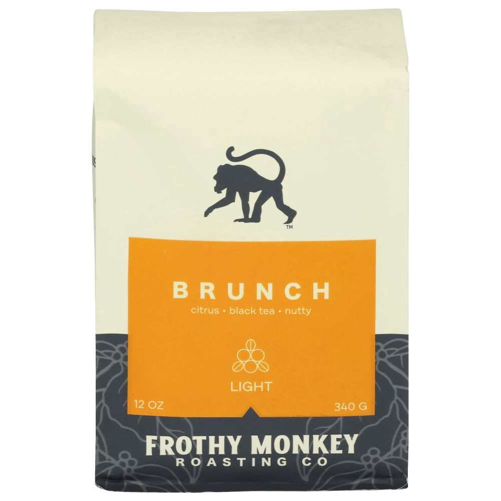 slide 2 of 2, Frothy Monkey Brunch Blend Coffee - 12 oz, 12 oz