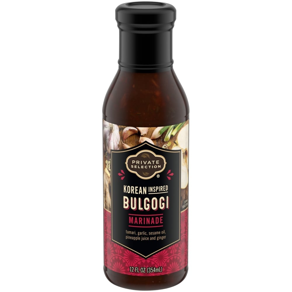 slide 1 of 1, Private Selection Korean Bulgogi Marinade, 12 fl oz