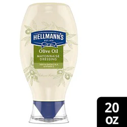 Hellmanns Mayonnaise Dressing Olive Oil Squeeze Bottle- 20 oz