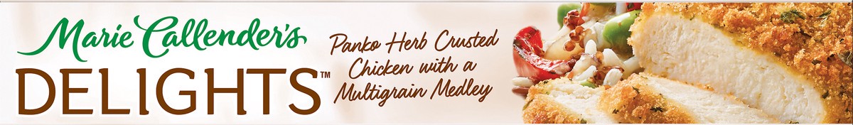 slide 5 of 9, Marie Callender's Delights Panko Herb Crusted Chicken with a Multigrain Medley 11.25 oz, 11.25 oz