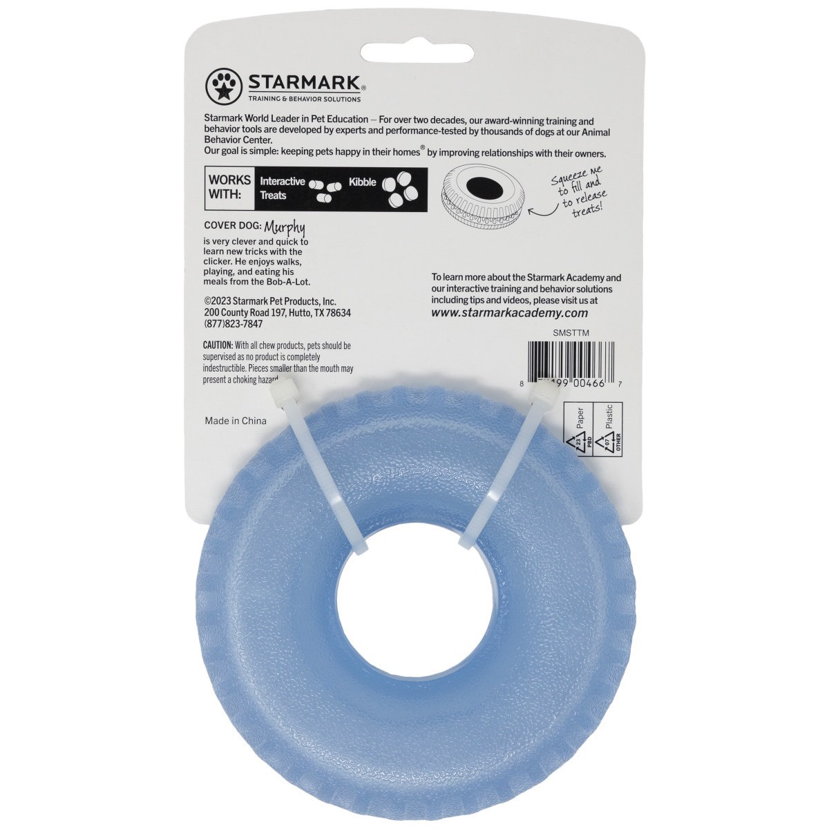 slide 2 of 5, StarMark Dog Snapper Trapper Tire Medium, 1 ct