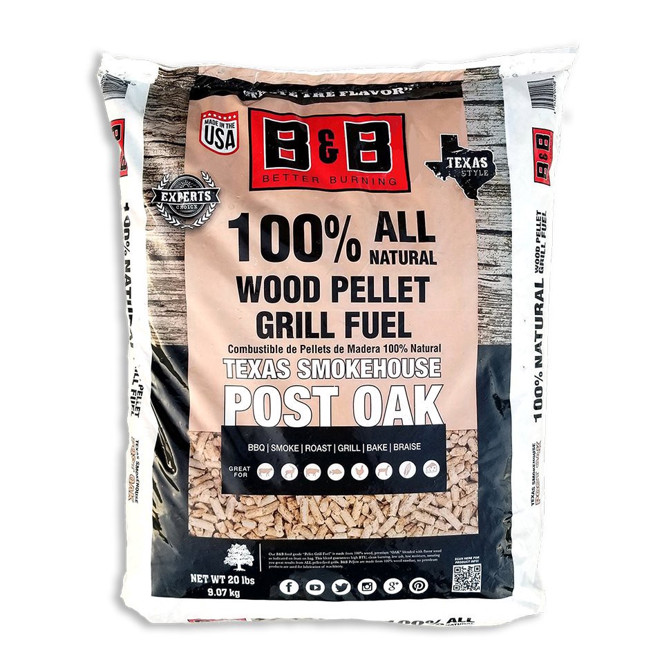 slide 1 of 1, B & B Oak Pellet Grill Fuel, 20 lb