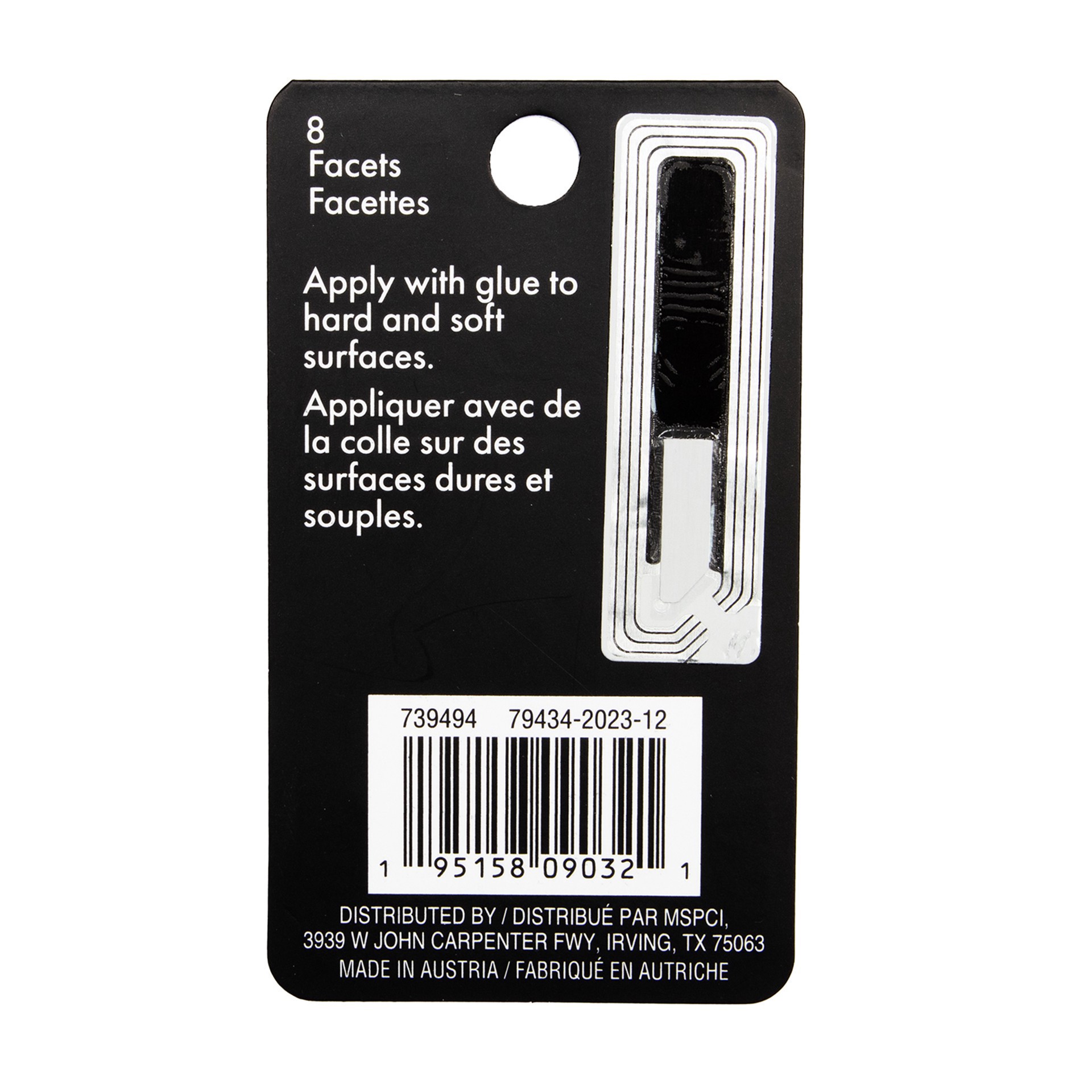 slide 2 of 4, 4mm Crystal Ab Navette Glue-On Austrian Crystals By Bead Landing, 10ct., 4 mm