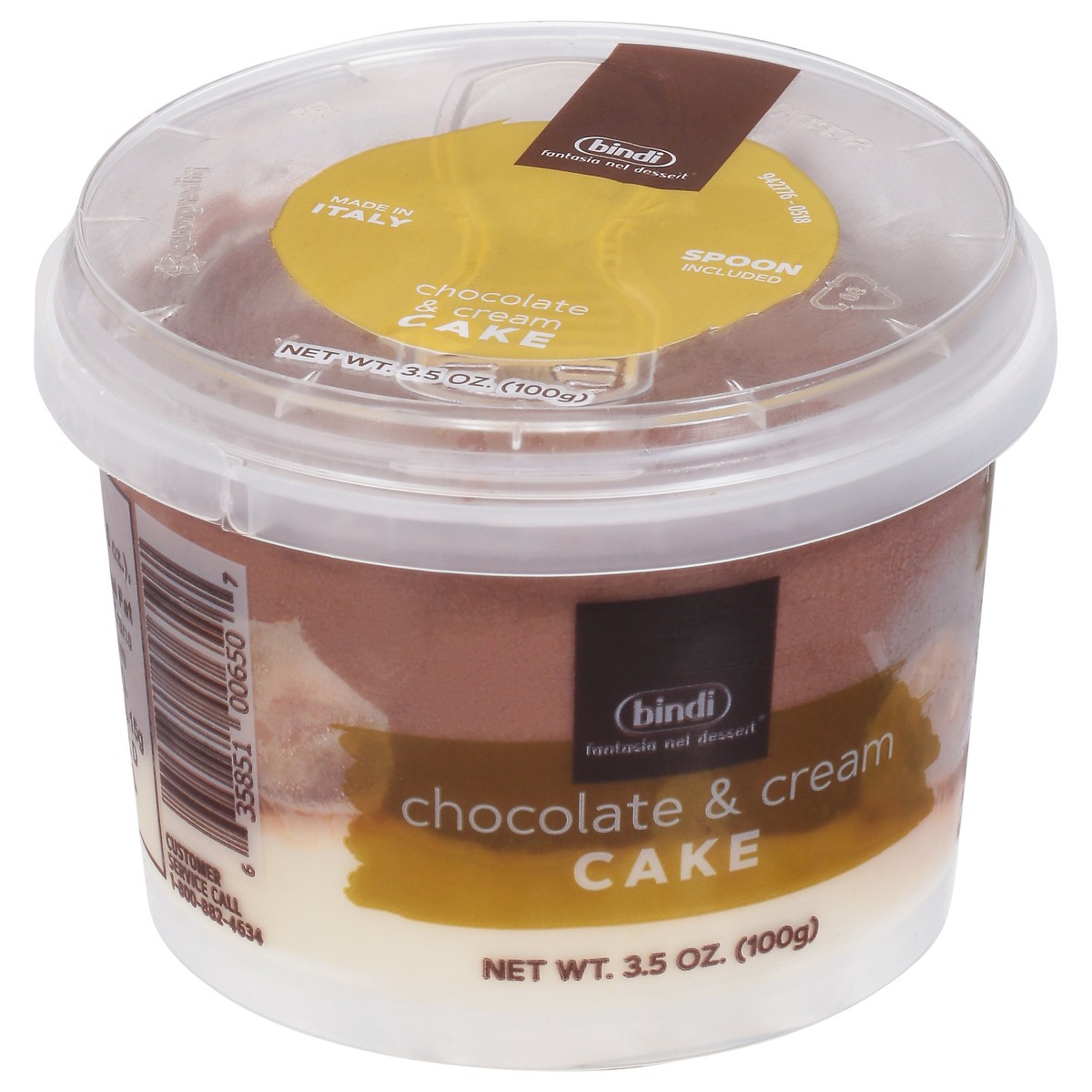 slide 4 of 9, Bindi Chocolate & Cream Cake 3.5 oz, 3.5 oz