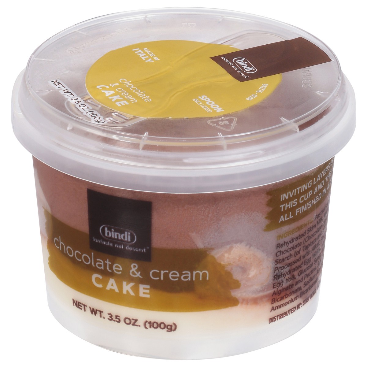 slide 6 of 9, Bindi Chocolate & Cream Cake 3.5 oz, 3.5 oz