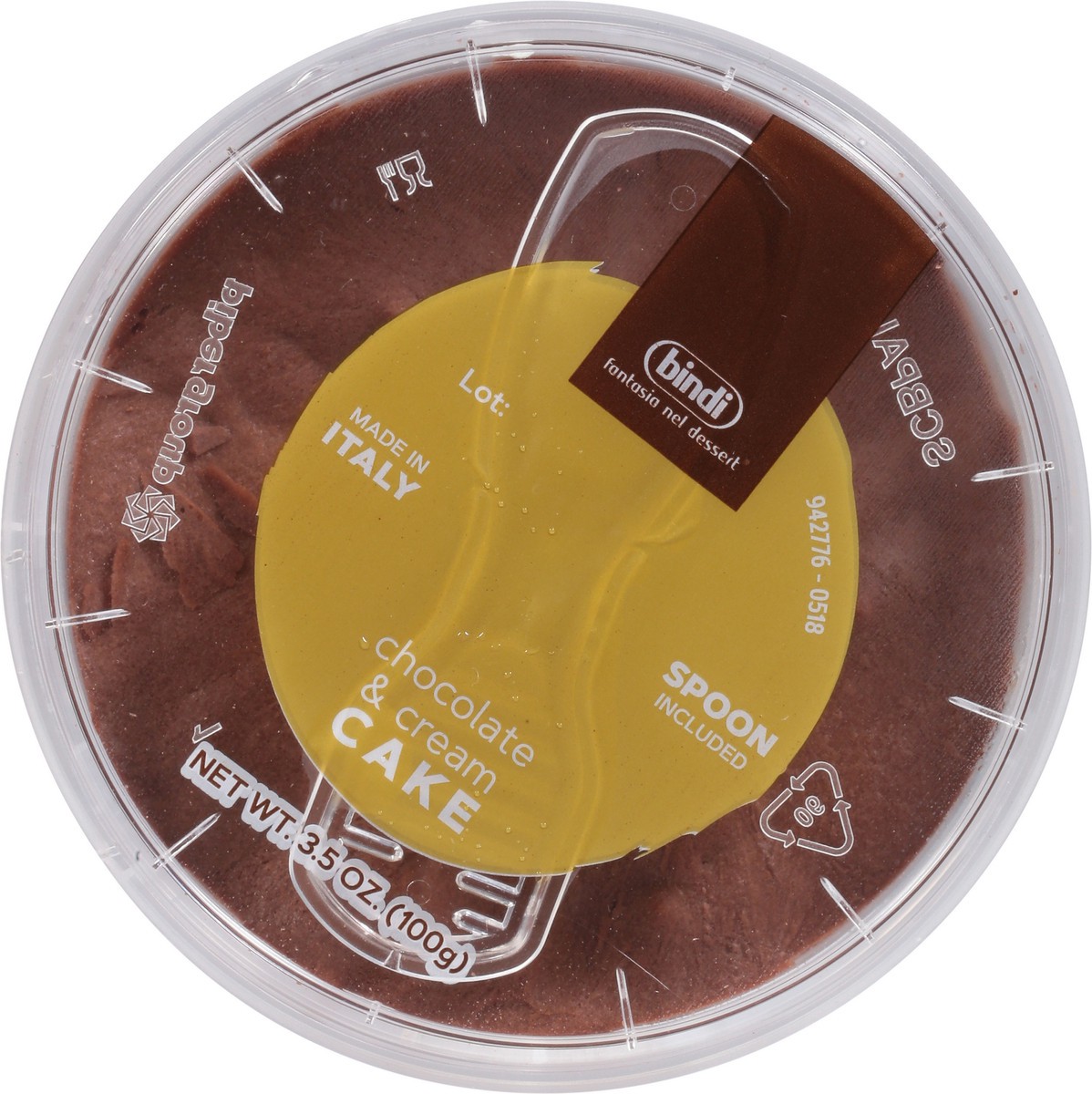 slide 5 of 9, Bindi Chocolate & Cream Cake 3.5 oz, 3.5 oz