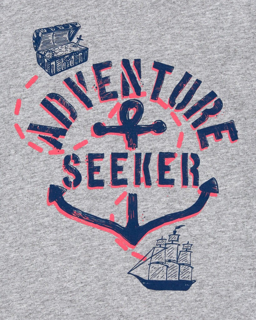 slide 2 of 2, Oshkosh Toddler Adventure Seeker Graphic Tee Grey 3T, 3T