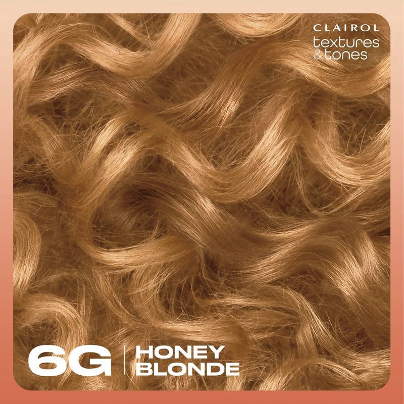 slide 7 of 7, Clairol Textures & Tones 6G Honey Blonde, 1 ct