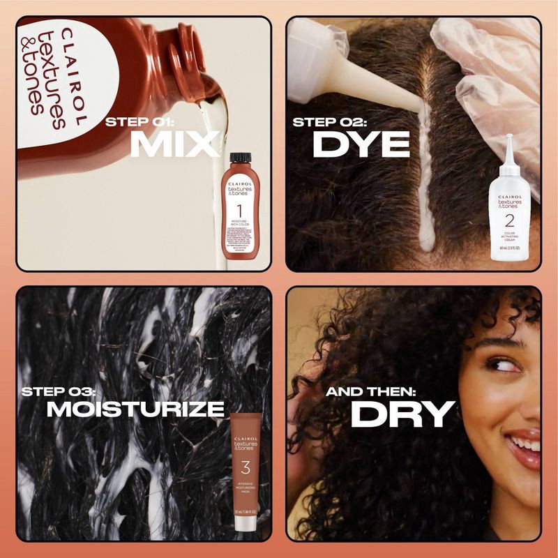 slide 5 of 7, Clairol Textures & Tones 6G Honey Blonde, 1 ct