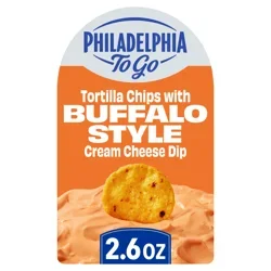 Philadelphia To Go Tortilla Chips with Buffalo Style Dip