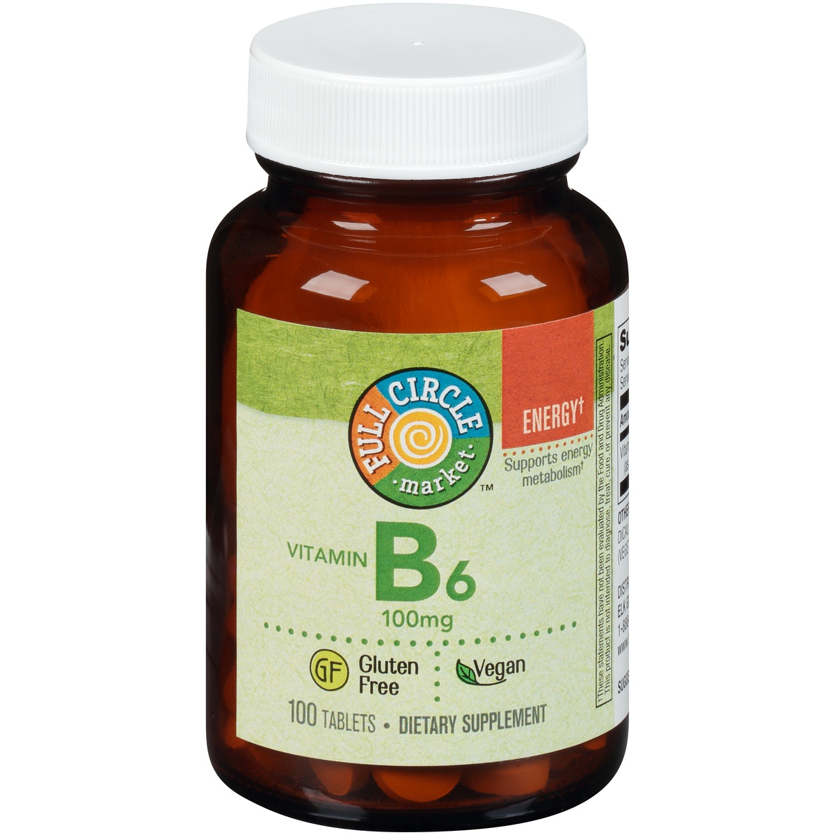 slide 1 of 1, Full Circle Market Vitamin B Tabs, 100 ct