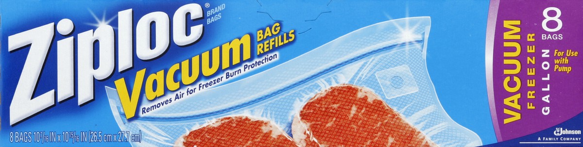slide 4 of 4, Ziploc Vacuum Gallon Bag Refills, 1 ct