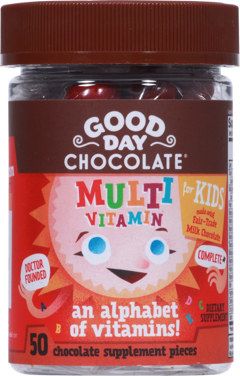 slide 5 of 9, Good Day Chocolate For Kids Multivitamin 50 Pieces, 50 ct