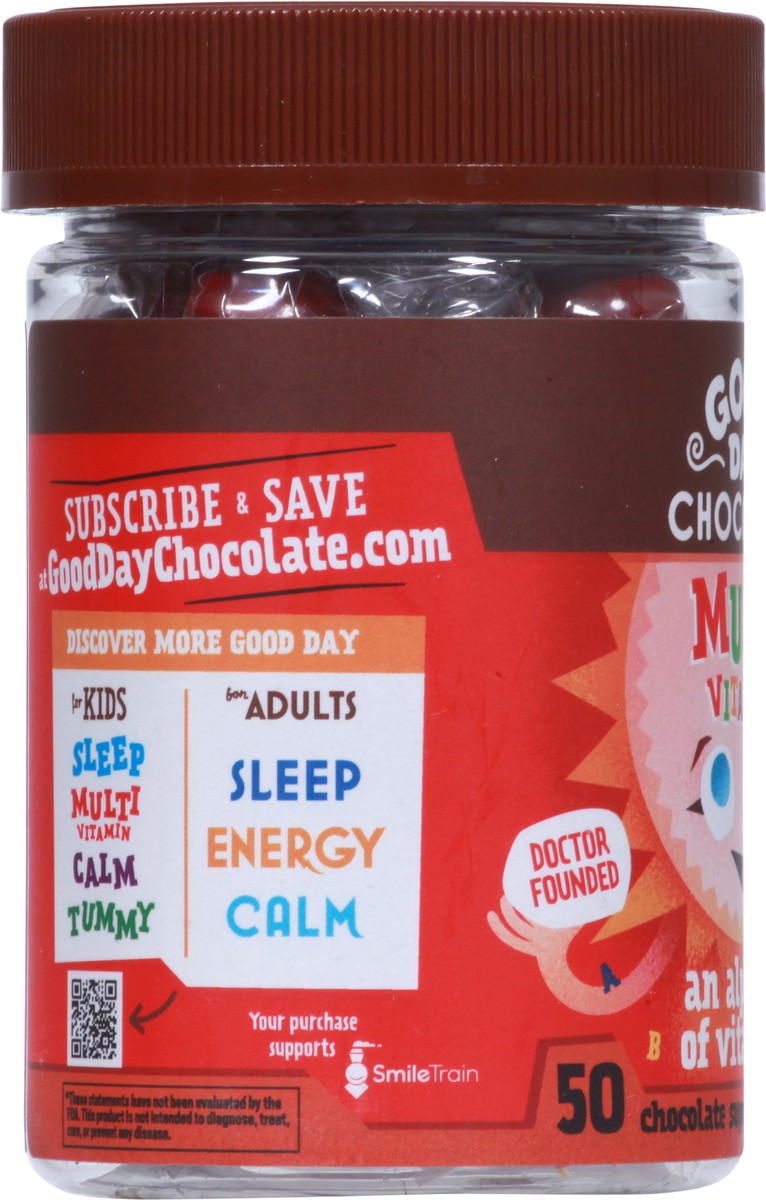 slide 2 of 9, Good Day Chocolate For Kids Multivitamin 50 Pieces, 50 ct