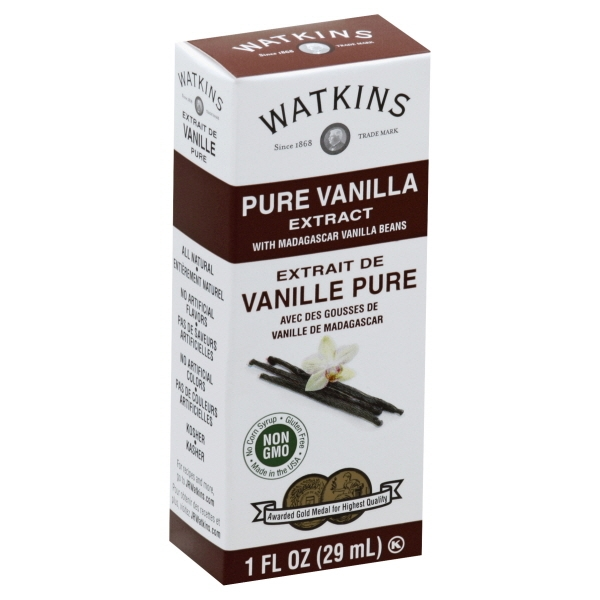 slide 1 of 4, Watkins Pure Vanilla Extract, 1 oz