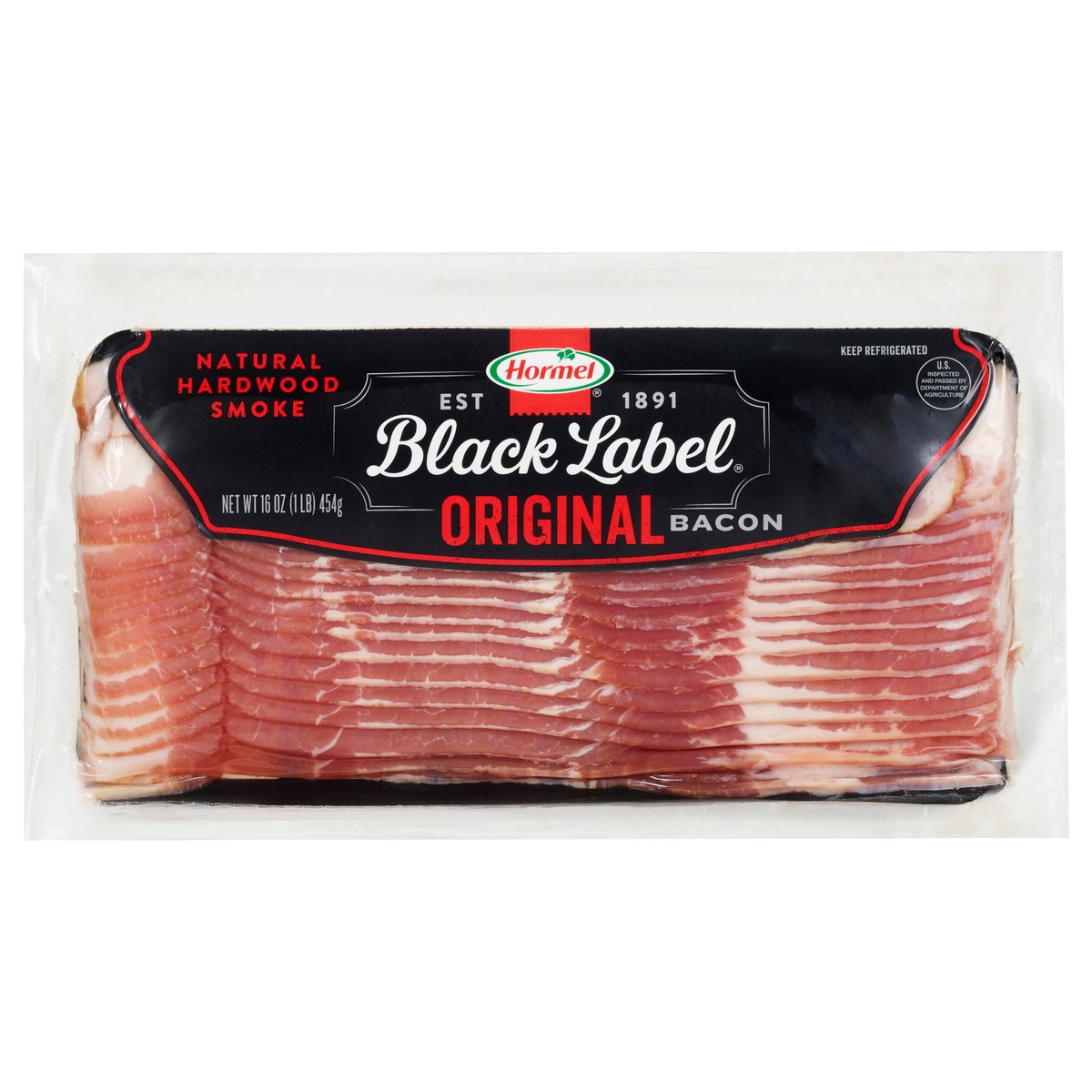 slide 1 of 3, HORMEL BLACK LABEL Bacon Original Gestation Crate Free 16 oz, 16 oz