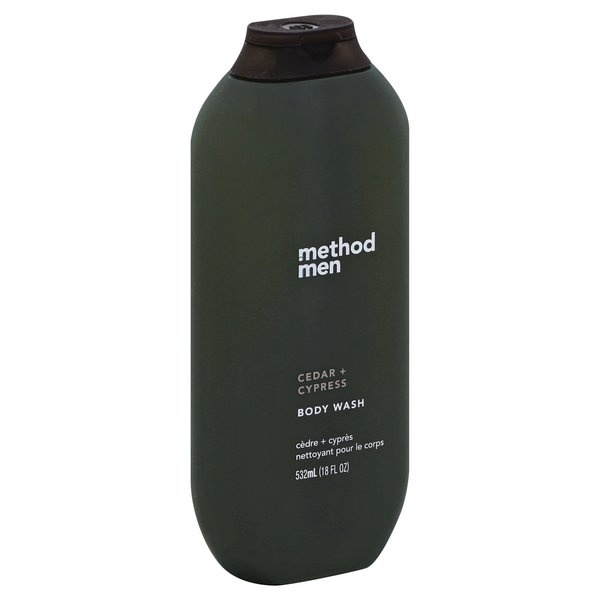 slide 1 of 1, method Body Wash, Cedar + Cypress, Men, 18 oz