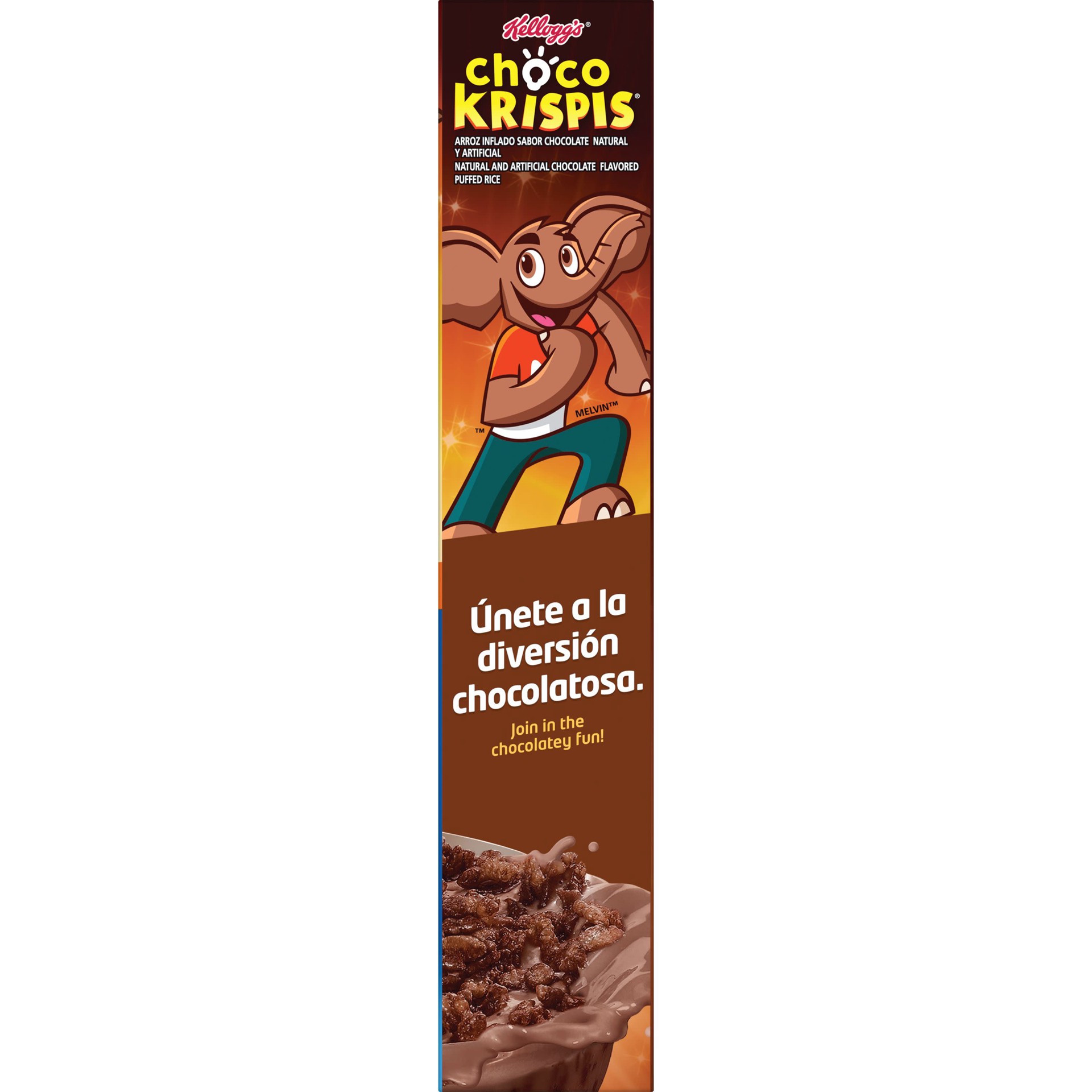 slide 5 of 5, Kellogg's Choco Krispis Breakfast Cereal, 9 Vitamins and Minerals, Kids Snacks, Original, 23.3oz Box (1 Box), 23.3 oz