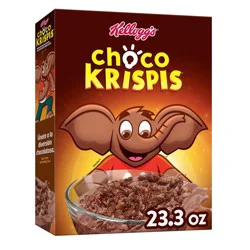 Choco Krispies Kellogg's Choco Krispis Breakfast Cereal, 9 Vitamins and Minerals, Kids Snacks, Original, 23.3oz Box (1 Box)