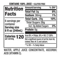 slide 4 of 17, MOTTS Mott's 100% Original Apple Juice, 48 fl oz bottle, 48 fl oz