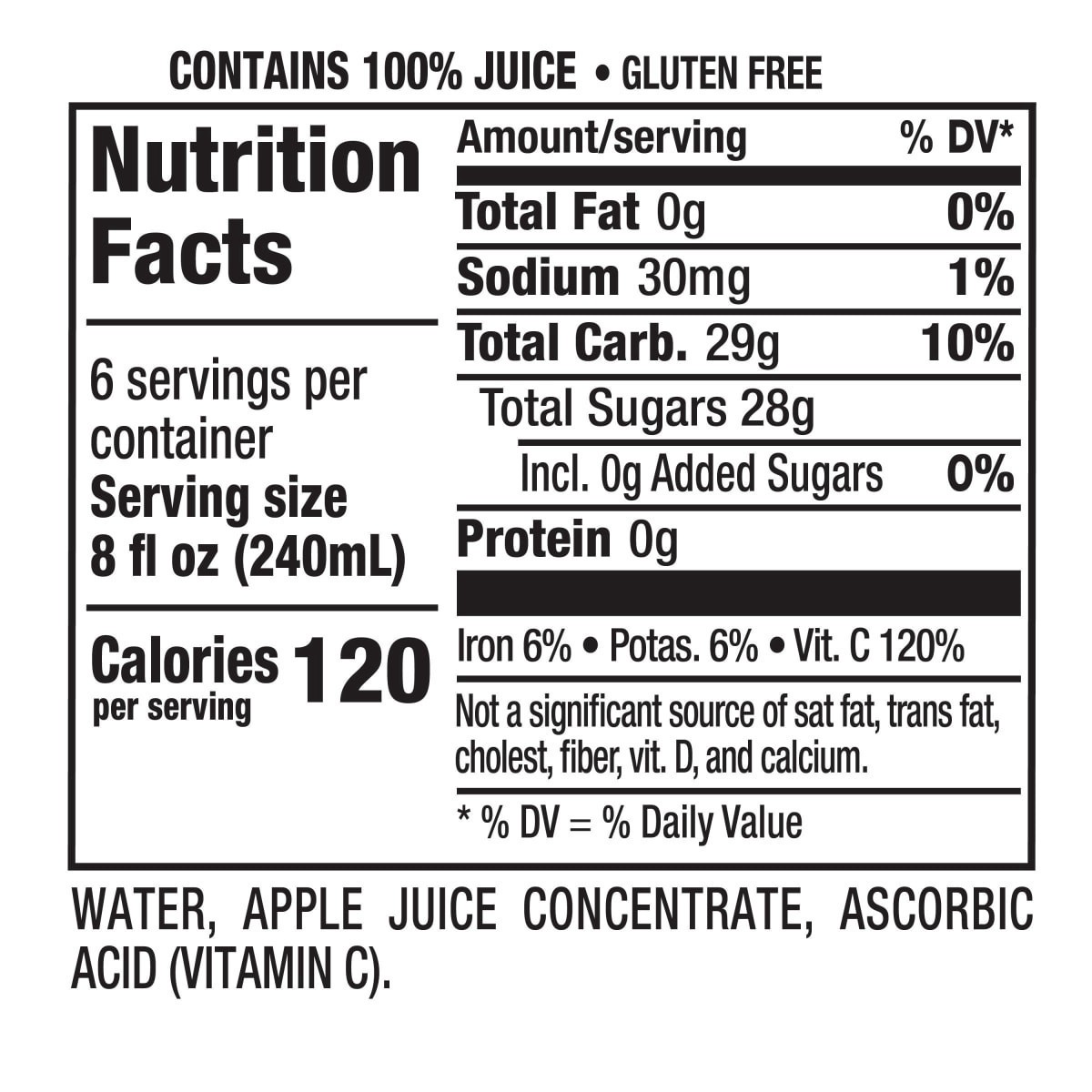slide 14 of 17, MOTTS Mott's 100% Original Apple Juice, 48 fl oz bottle, 48 fl oz