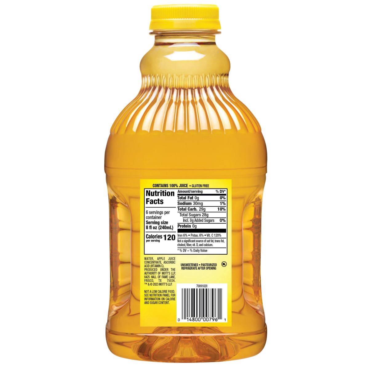 slide 12 of 17, MOTTS Mott's 100% Original Apple Juice, 48 fl oz bottle, 48 fl oz