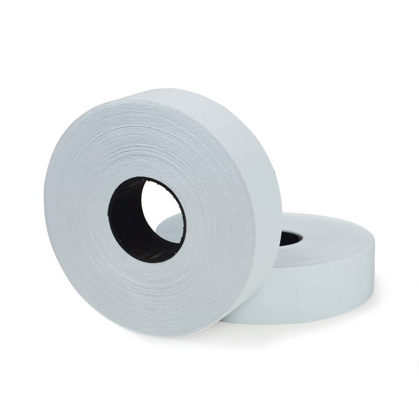 slide 1 of 1, Office Depot Brand 2-Line Price-Marking Labels, White, 1,750 Labels Per Roll, Pack Of 2 Rolls, 2 ct