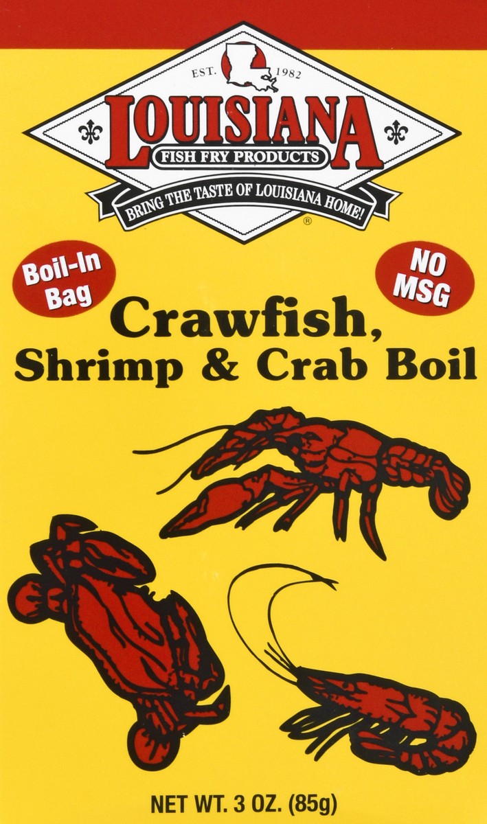 slide 6 of 9, Louisiana Fish Fry Products Crawfish, Shrimp & Crab Boil, 3 oz