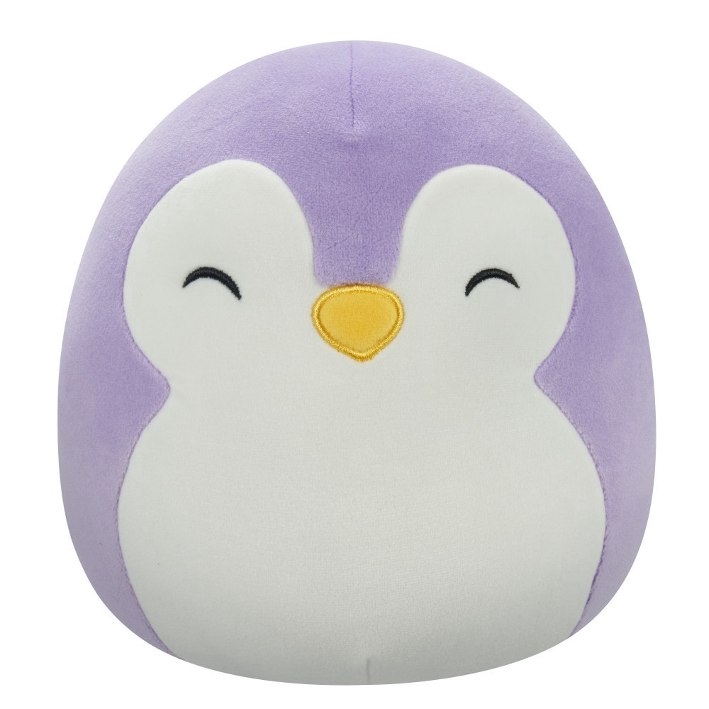 slide 1 of 1, Squishmallows Penguin W/Closed Eyes Plush Toy - Purple/White, 8 in
