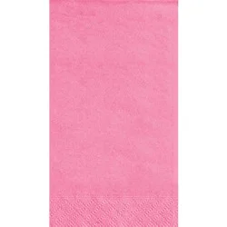 Premier Stylz 2-Ply Solid Orange Paper Guest Napkins