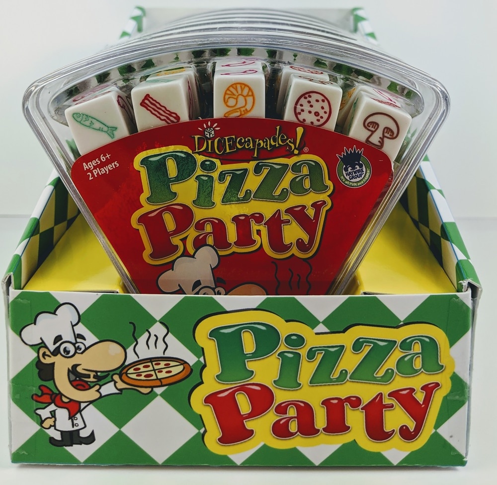 slide 1 of 1, University Games Pizza Party Dice Game, 1 ct