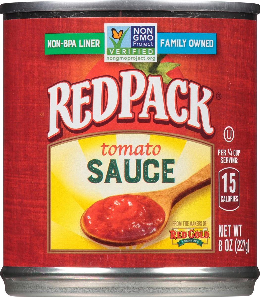 slide 11 of 12, Redpack Tomato Sauce, 8 oz